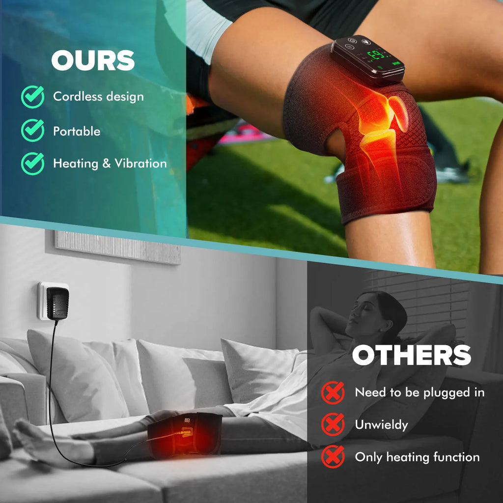 HeatRelief Knee Massager